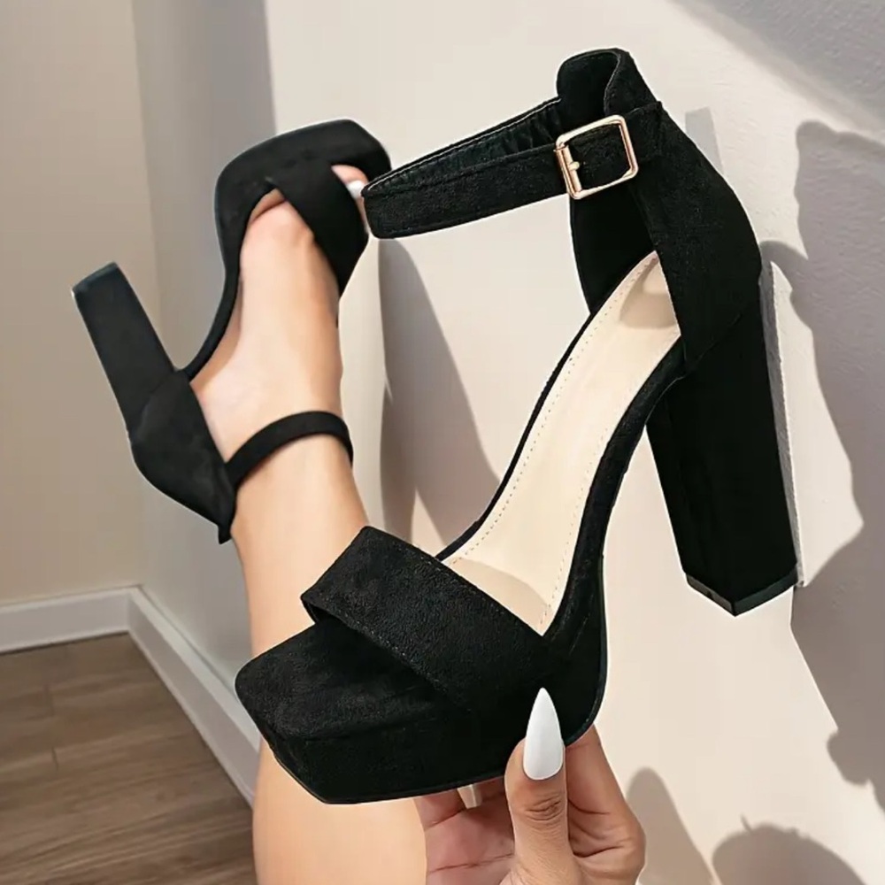 Strap Sandals Women's Thick Heel